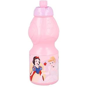 Disney Princess waterfles van kunststof met druppelsluiting, 400 ml