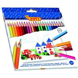 Jovi - Trousse avec 24 crayons en bois, couleurs assorties (730/24)