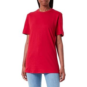 Trigema Dames T-shirt van 100% biologisch katoen, rood (robijn-c2c 536)