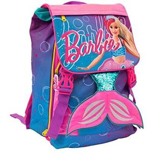 BARBIE 23 rugzakken, Fantasie, afm. 29 x 40 x 13 (+9) cm, opening met haken, Fantasie, Opening met haken