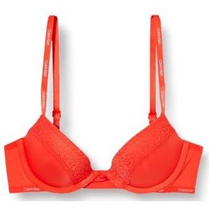 Calvin Klein Push-up beha voor dames, Klaproos Rood