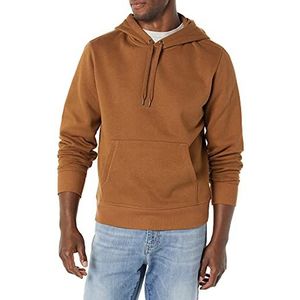 Amazon Essentials Heren fleece hoody (verkrijgbaar in grote maat), karamelbruin, XS