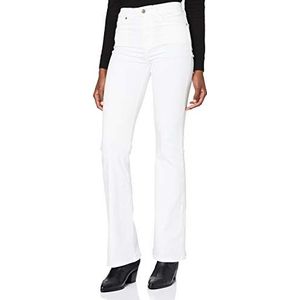 7 For All Mankind Lisha Pantalon décontracté, Blanc cassé, W25 Femme