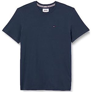 Tommy Hilfiger Tjm Original Jersey T-shirt gebreide tops S/S heren, Nachtblauw.