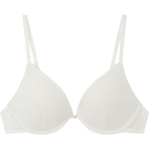 Women'secret Push-up beha voor dames, geel/gebroken wit, 85B, geel/gebroken wit