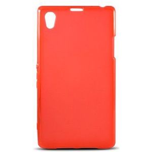 KSIX TPU beschermhoes voor Sony Xperia Honami Z1, rood