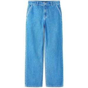 Lmtd Pantalon ample Nlmtoizza DNM Noos pour homme, Bleu jeans clair, 158