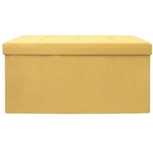 THE HOME DECO FACTOR Bankbox, opvouwbaar, polyester, 76, 50 x 37, 50 cm