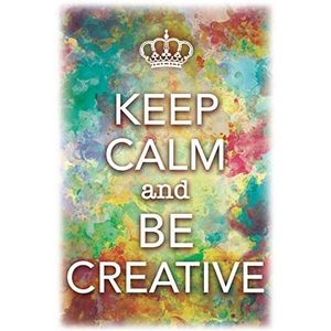 Schatzmix Keep Calm & Be Creative wandbord, metaal, 20 x 30 cm, meerkleurig