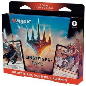 Magic: The Gathering Pack Beginner 2023 – leer spelen met 2 speelklare decks + 2 codes om online te spelen (Fantasy-kaartspel voor 2 spelers) (Duitse versie)