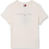 Tommy Hilfiger Jeans Wit Basic T-Shirt Dames