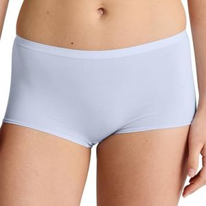 CALIDA Natural Comfort damesslip, rechte pasvorm, van hoogwaardig katoen, Harmony Blue, 48-50, Harmony Blue