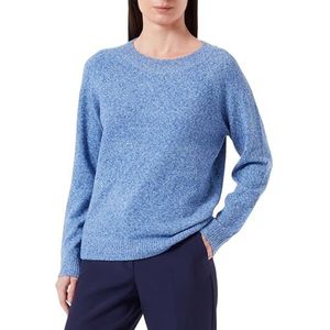 VERO MODA Vmdoffy Ls Noos Damestrui met ronde hals, Veel blauw