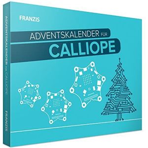 FRANZIS Calliope 55121 Adventskalender 24 dagen voor je eigen kerstslee, 36 pagina's, begeleidend boek zonder solderen