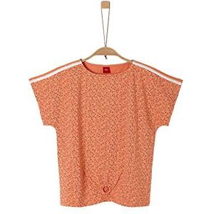 s.Oliver T-shirt voor meisjes, Oranje Aop