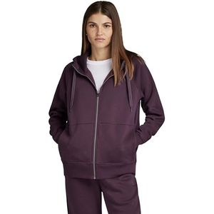 G-STAR RAW Premium Core 2.1 Hoodie met ritssluiting, mouwloze trui voor dames, Paars (Lt Maze D22727-c235-8880)