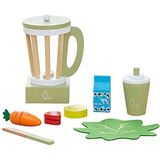 Teamson Kids Mixer voor groenten, fruit, 13 accessoires voor kinderen, jongens, meisjes, groen TK-W0008