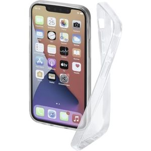 Beschermhoes voor iPhone 13 Mini Hama Crystal Clear voor Apple (transparante beschermhoes voor iPhone 13 Mini van TPU, zachte beschermhoes, mobiele telefoon bescherming met anti-slip oppervlak) transparant