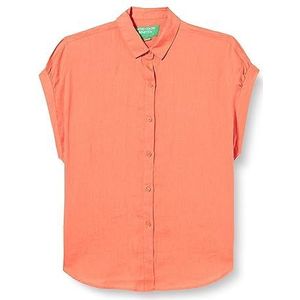 United Colors of Benetton Overhemd 5bmldq03d Dameshemd (1 stuk), Oranje 3:4