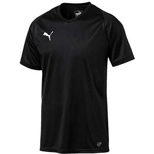 PUMA Unisex Erwachsene, LIGA Jersey Core Jersey, Black-White, S