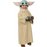 Rubie's - Officieel Yoda kostuum voor kinderen, maat S, 4 - 6 jaar, beige