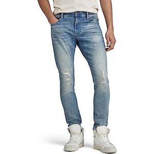 G-STAR RAW Lancet Skinny jeans voor heren, 4101, Blauw (Vintage Cool Aqua Destroyed D17235-c051-c278)