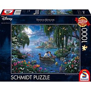 Schmidt Spiele Disney De kleine zeemeermin en prins Eric (1000 onderdelen)