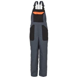 EVO 689-0-2900-XXL tuinbroek, EN 381-5, CE 0302 DPLF geteste bescherming (KWF-test), 65% polyester, 35% katoen, maat XXL, kleur: antraciet (Duitse import)