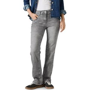 Cecil B378171 Jeans voor dames, slim fit, Mid Grey Wash