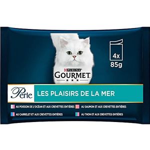 Purina Gourmet Les Plaisirs de la Mer, 12 stuks (4 x 85 g)
