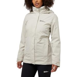 Jack Wolfskin Rode wand 3-in-1 Jkt W Damesjas