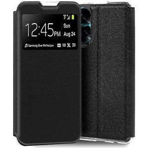 Étui Cool Flip Cover pour Huawei Honor 90 Lite lisse Noir