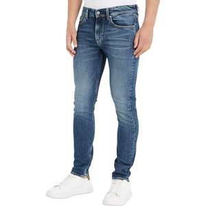 Calvin Klein Jeans Smalle spreider Jeans Broek Heren, Denim Medium