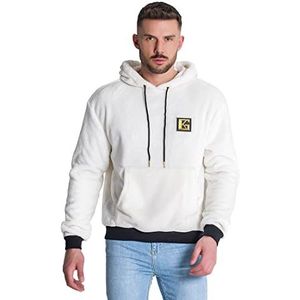 Gianni Kavanagh White ID Sherpa Hoodie Homme, blanc, XS