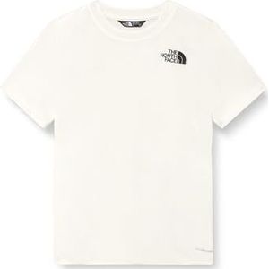 THE NORTH FACE Girl's Reaxion S/S T-shirt uniseks, White Dune