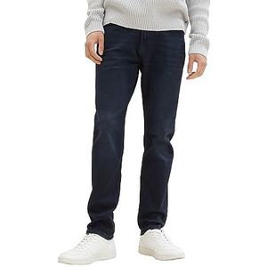 Tom Tailor Denim Slim taps toelopende jeans voor heren, 10170 - Blauw Zwart Denim