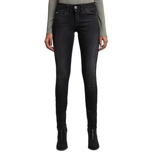 G-STAR RAW Lynn Mid Waist Skinny damesjeans, faded industrieel grijs 9882-b336, 29W / 36L