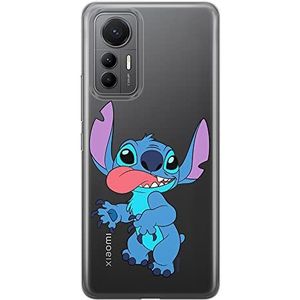 ERT GROUP Telefoonhoesje voor Xiaomi 12 Lite Original officieel gelicentieerd Disney Stitch 012 patroon, perfect aangepast aan de vorm van de mobiele telefoon, gedeeltelijk bedrukt