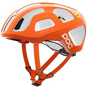 POC Octal MIPS Fietshelm voor volwassenen, uniseks, fluorescerend oranje AVIP, S (50-56 cm)