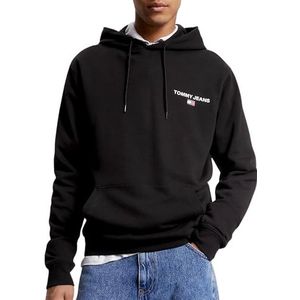 Tommy Jeans Tjm Reg Entry Grafische hoodie voor heren, Zwart