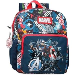 Joumma Marvel Avengers Legendary Sac à dos scolaire bleu 23 x 28 x 10 cm Polyester 6,44 L, bleu, Sac à dos scolaire