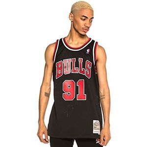 Mitchell & Ness Chicago Bulls Herenblouse (1 stuk), zwart/zwart