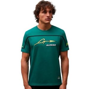 KIMOA Camiseta de Manga Corta Aston Martin F1 Aston Martin F1 Uniseks (1 stuk), Groen