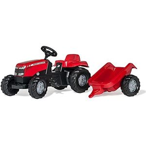 ROLLY TOYS Massey Ferguson S2601230 tractor en aanhanger