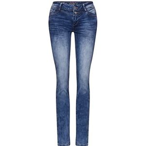 Street One Damesjeans, Blauw glanzend Sport Wash