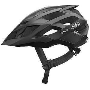 ABUS Moventor Quin Mountainbike-helm, smart fietshelm met ongevallendetectie en SOS-alarmsysteem voor mannen en vrouwen, zwart, L