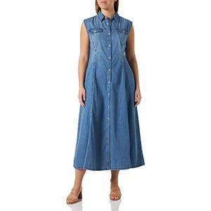 Pinko Fruit coli Fluido Damesjurk, denim, Pjc_Medium donker wassen