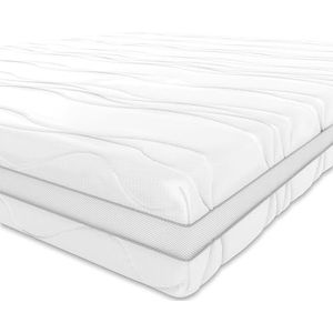Amazon Basics 7 zones traagschuim matras medium (H3), 140 x 200 cm