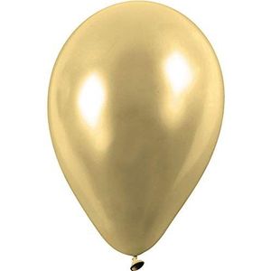 Creativ Company 8 stuks rubberen ballonnen partyballonnen 23 cm goud 59171
