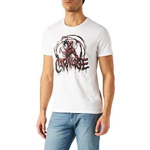 Marvel T-shirt heren, Wit.